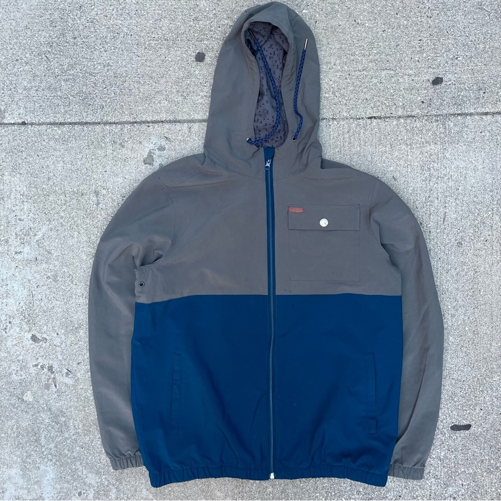 Voyager grey and blue hoodie
